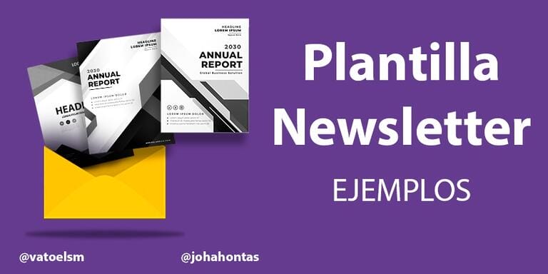 plantilla newsletter