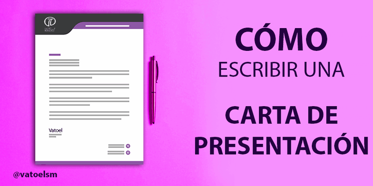 como escribir una carta de presentación