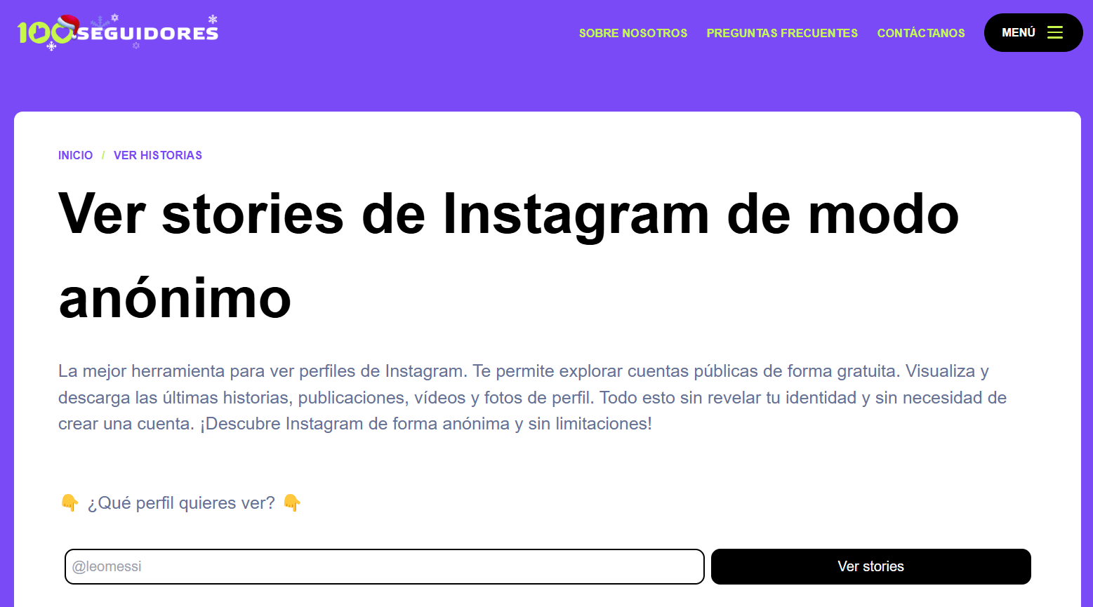 ver stories de instagram en modo anónimo